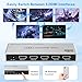8K HDMI Switch 5 in 1 Out 8K@60Hz 4K@120Hz, HDMI 2.1 Splitter with IR Remote HDMI Switcher Selector Box Support 8K 4K 120Hz, HDMI 2.1 Switch for PS 5 4 3 Xbox DVD Blu-ray PC