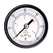 DuraChoice 1-1/2" Utility Pressure Gauge, WOG, Black Steel Case, 1/8" NPT, Center Back Mount, 0-60PSI