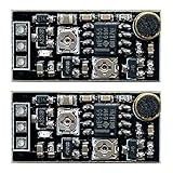 QINIZX 2PCS DC 3V-15V 5V 12V Voice Control Delay Switch Miniature Microphone Sound Activated Time Delay Turn Off Module Voice Alarm Sensor Module for LED Relay Electronic Device