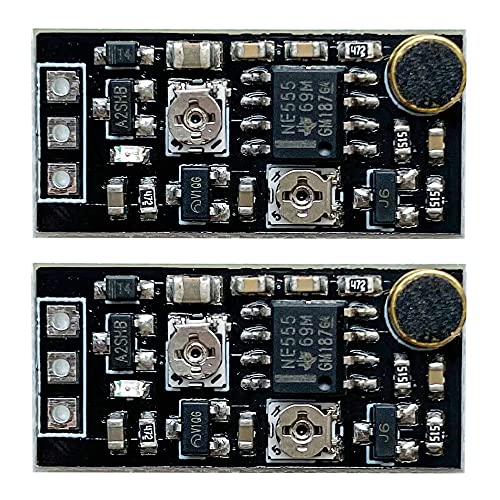 2PCS DC 3V-15V 5V 12V Voice Control Delay Switch Miniature Microphone Sound Activated Time Delay Turn Off M…