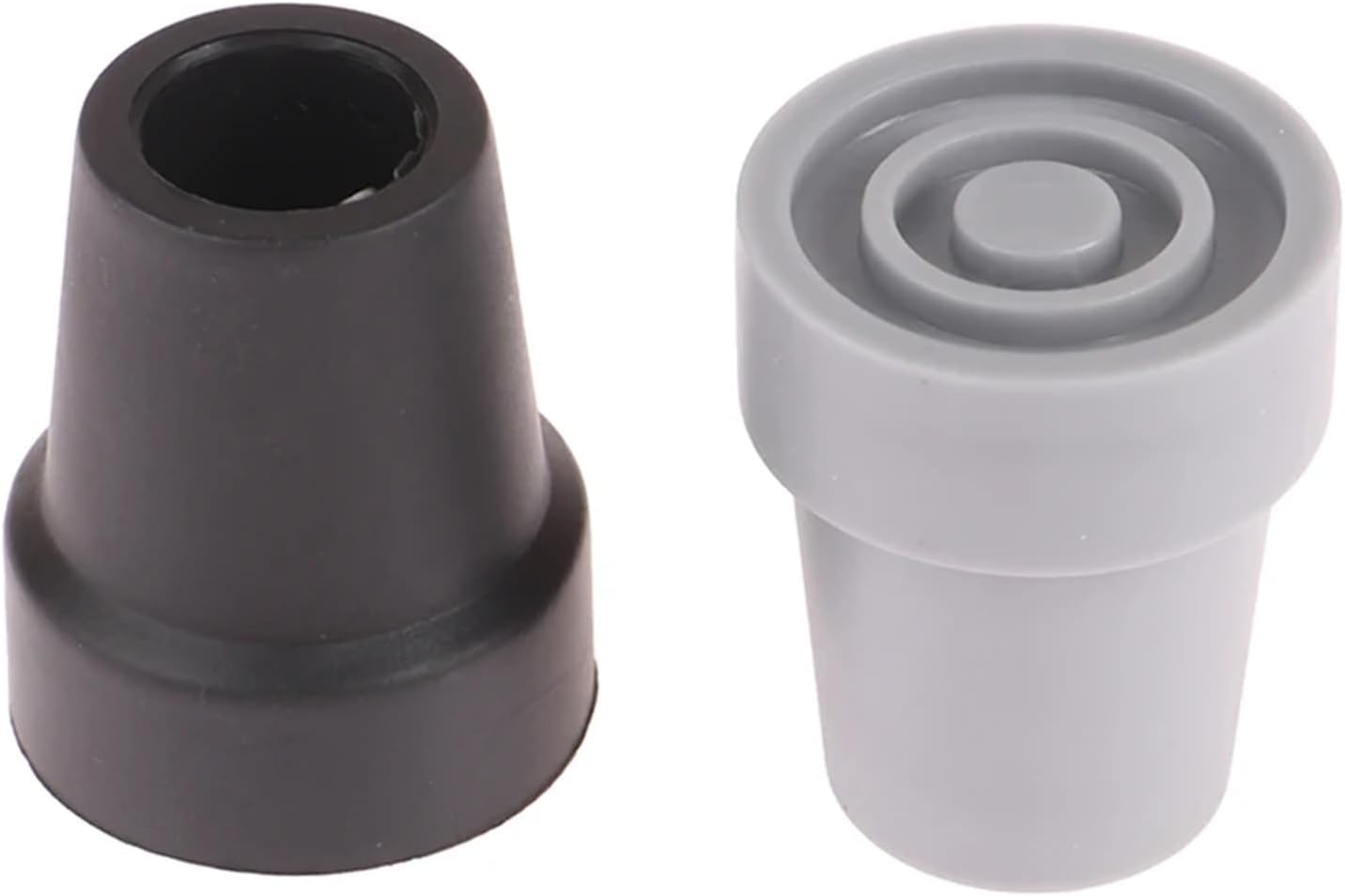 Replacement Cane Tips 6pcs 19mm Rubber Crutch Tip Pad Anti-Slid Heavy Duty Replacement(Black)