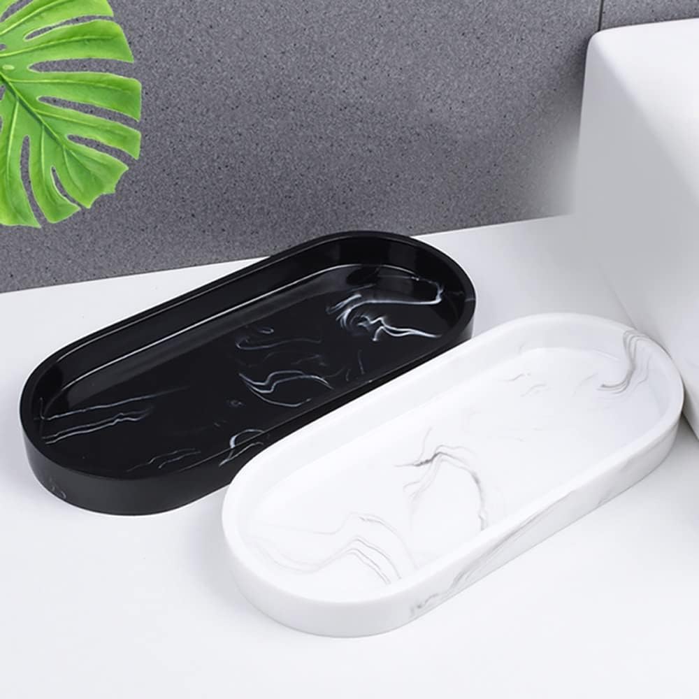 Hotel Marble Texture Storage Tray Bathroom Resin Bathtub