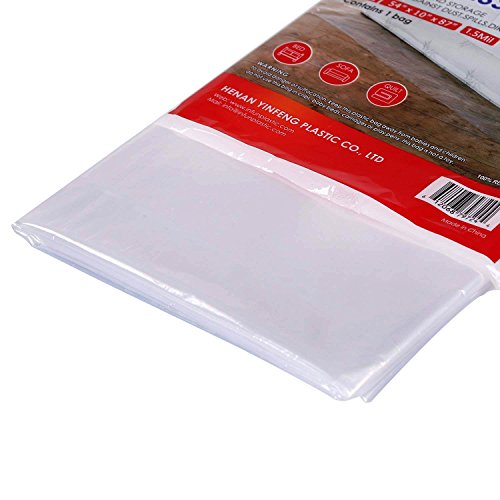 Topsoon Mattress Storage Bag Mattress Disposal Bag Full/Twin Size 54-Inch By 87-Inch Clear #TOP1