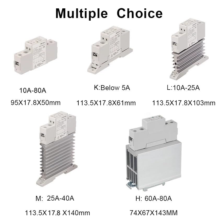 Relais à semi-conducteurs SSR mini module intelligent DC-AC 5V 12V 24V Din 10A
