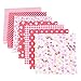 Chris.W 35Pcs Quilting Fabric Squares Sheets, 10