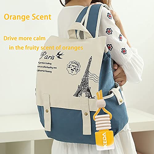 Ikeda Fragrance Automotive Air Fresheners 4Ml Car Scents | 45-Days Keep Fragrance | Automobile Hanging Diffuser Bottles | Remove Auto Odor Long-Lasting Fresh Air For Men Women Home Deodorizer…… (Orange) #TOP5