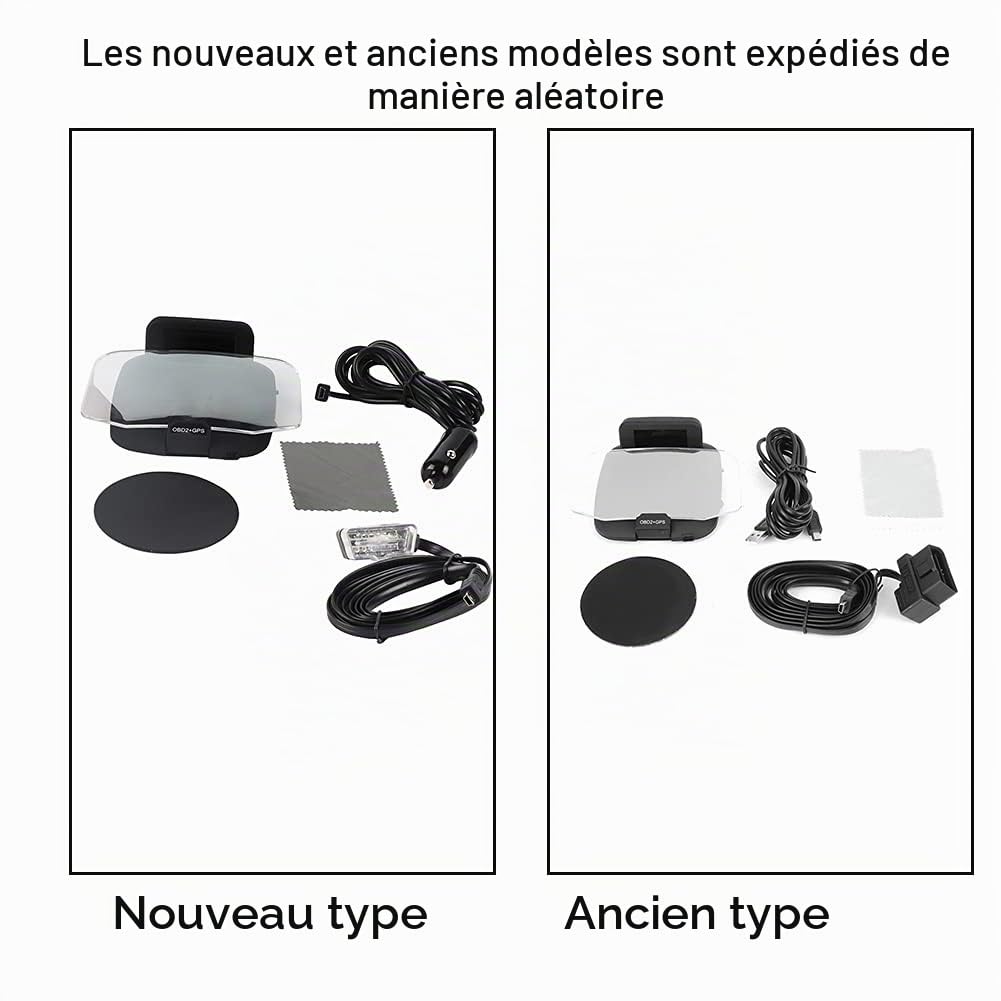 Outil de Diagnostic D'affichage Tête Haute HUD de Voiture C1+ GPS