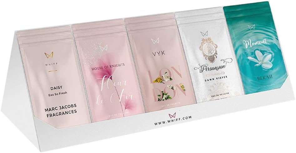 #1 Womens Perfume Sample pack of 15 designer scents, discover your next fragrance, simple and easy