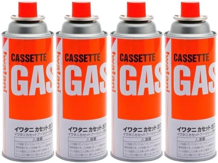 Amazon.co.jp: イワタニ カセットガス 4本セット オレンジ 液化