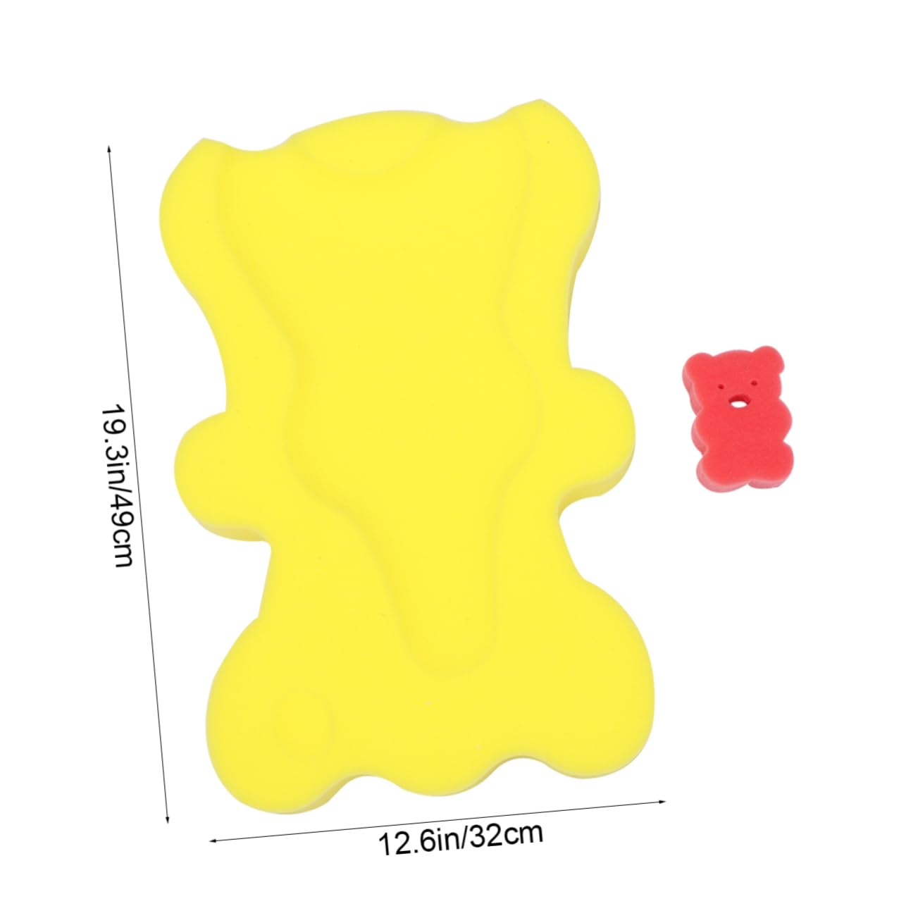 RORPOIR Cartoon Shower Sponge Cushion Newborn Infant Bath Sponge Bath Mat Non-Slip for Bathing Random Style