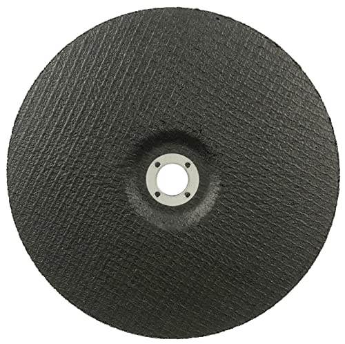 Image of Weiler 56469 9 inch X 1 /4 inch Wolverine Type 27 Grinding Wheel, A24R, 7 /8 inch A.H. (Pack of 10)