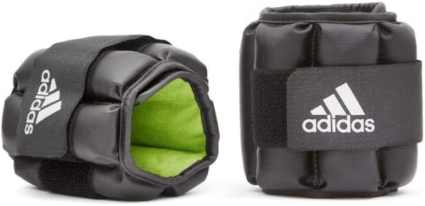 adidas Performance Ankle/Wrist Weights for Men & Women - Velcro Fastening, Outer-Facing Weights, Soft Lining, Ideal Strength Training Equipment for Cardio and Muscular Endurance - 3lb Each / 6lb Set : Everything Else