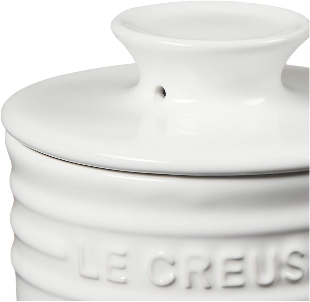 Le Creuset Stoneware Butter Crock, 6 oz., White
