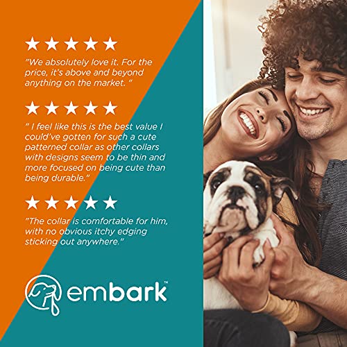 Embark Urban Dog Collar – Stylish & Durable Nylon Dog Collars for Medium Dogs, Small & Large. Soft, Cool & Cute Western… - Image 5