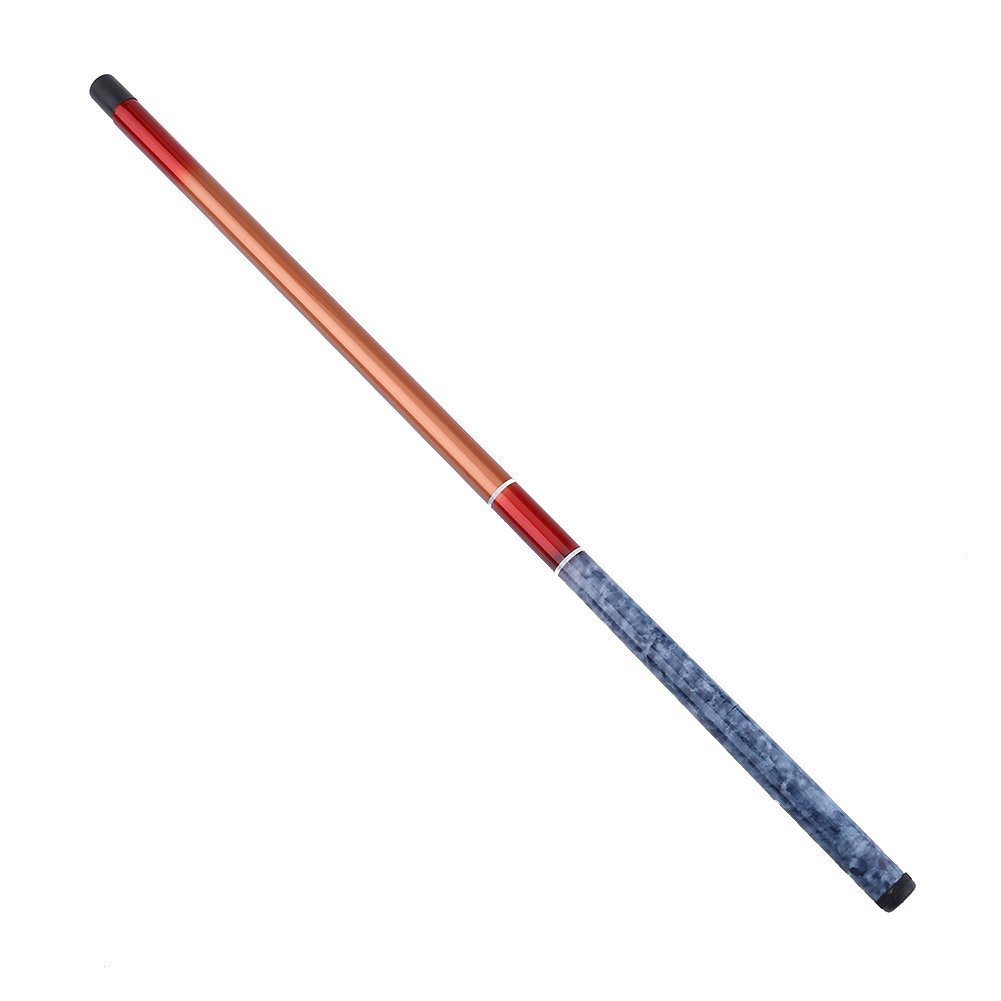 Bnineteenteam Main Canne À Pêche Tige Télescopique en Verre en Acier Pôle Eau Douce Coulée Engrenage De Pêche Dur Ultra Ultra Léger De Pêche Main Pôle Tackle