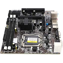 Placa Base para computadora DDR3,Placa Base de Escritorio LGA 775 DDR3 Doble Canal, Compatible con conexión IDE, Tarjeta gráfica integrada, Tarjeta de Sonido, función de Tarjeta de Red