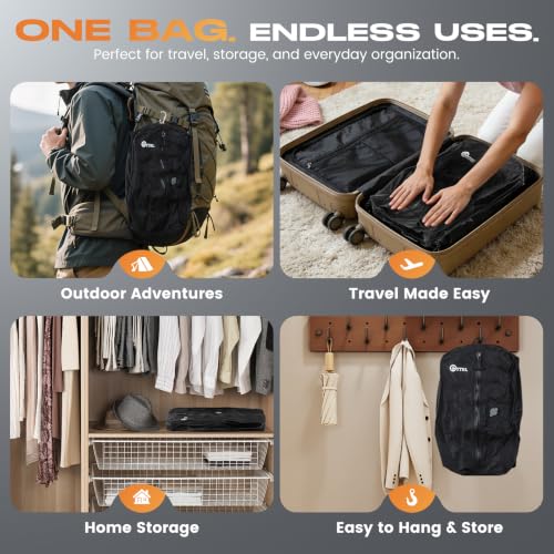 GYTBL Travel Vacuum Bags with Wireless Pump, High Compression Space Saver, IP67 Waterproof Reusable Vacuum Sealer Bags for Clothes, Suitcase & Storage Backpack Organization (2 Pack) - image 7
