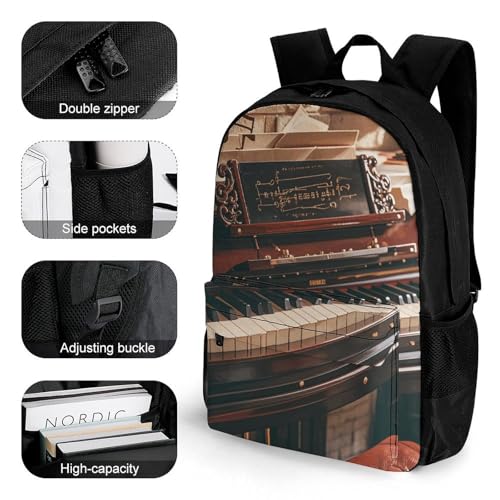 Mochila casual de viaje ligera para mujeres y hombres miniatura 3