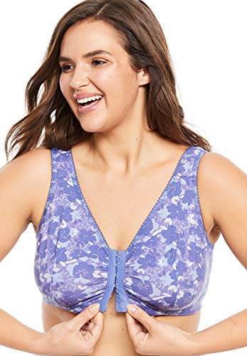 Leading Lady Meryl Cotton Front-Closure Comfort & Sleep Bra - Comfy Cotton Sleep And Leisure Bras For Women. #TOP3