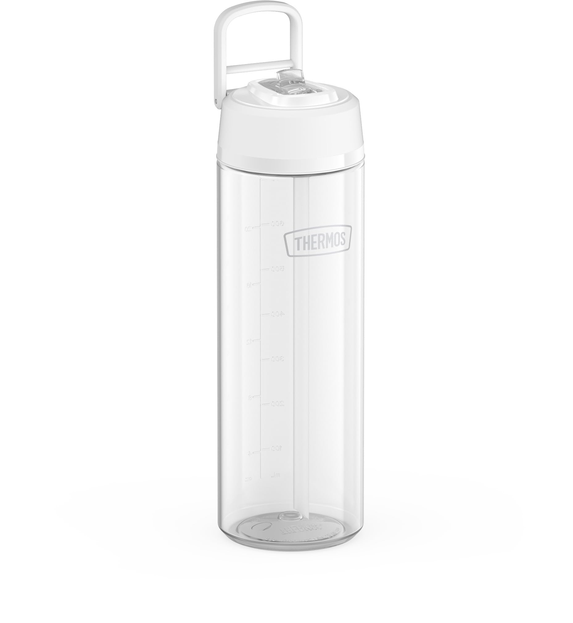Bouteille THERMOS 26oz transparente : fini les oublis d'hydratation avec paille