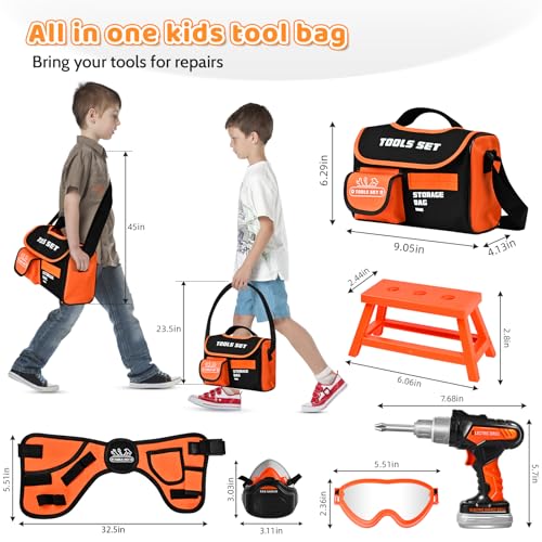 49 PCS Tool Bag with Belt
