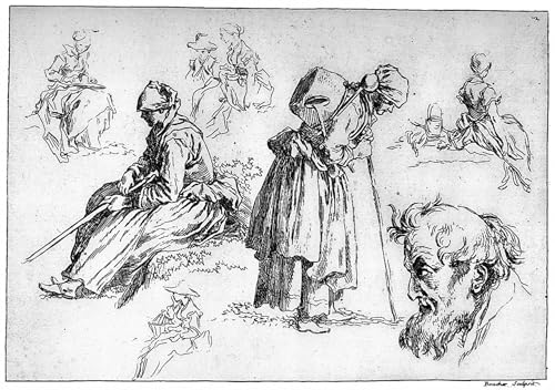Impression tableaux peinture sur toile François Boucher 60x90cm