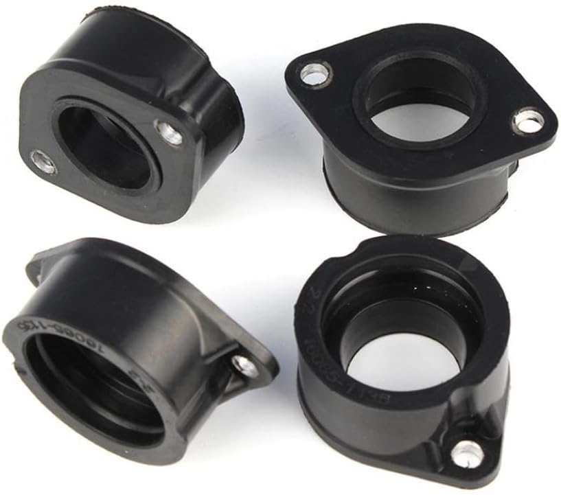 4Pcs Set 2.5mm Carburetor Intake Manifold Adapter Compatible With Automotive Motorcycle Parts KZ1000K KZ1000M KZ1000J KZ1100A 1981 1982
