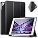 Price comparison product image ZtotopCase Case for iPad Air 2/Air 1/iPad 9.7 Inch 2018/2017 (5th/6th Generation), Ultra Thin Soft TPU Back Cover Protective Case with Apple Pencil Holder, Auto Sleep/Wake, Black