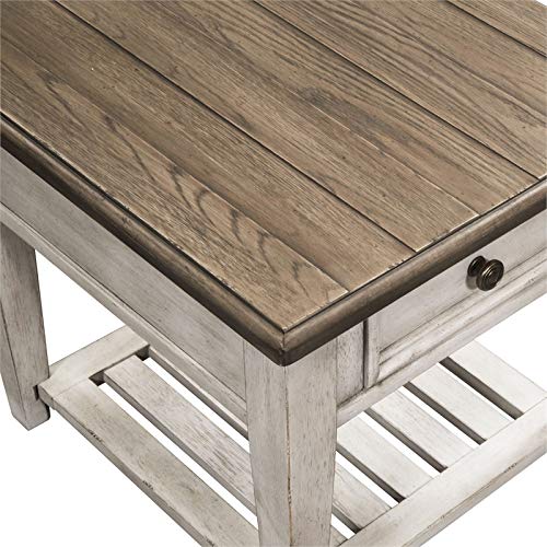 Liberty Furniture Heartland Off White Wood Drawer End Table #TOP1