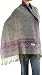 Women's Woven Double Side Pashmina Shawl Wrap Scarf 80" X 27" Light Grey
