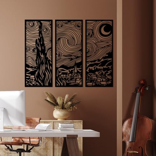 Métal noir déco murale pour entrée design chic