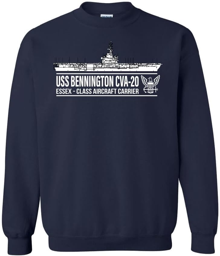 Military Productions USS Bennington CVA-20 US Navy Sweatshirt