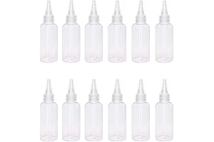 lasenersm 12 Pieces Plastic Squeeze Bottles 10ml