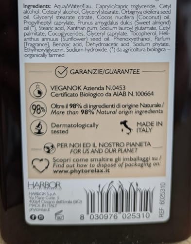 PhytorelaxLaboratories Mandorla Vegan & Organic - Almond Body Lotion - Emolliente & Nutriente - 250 ml (8.4 Fl Oz) 1 unit - Made in Italy [italian import] image 5