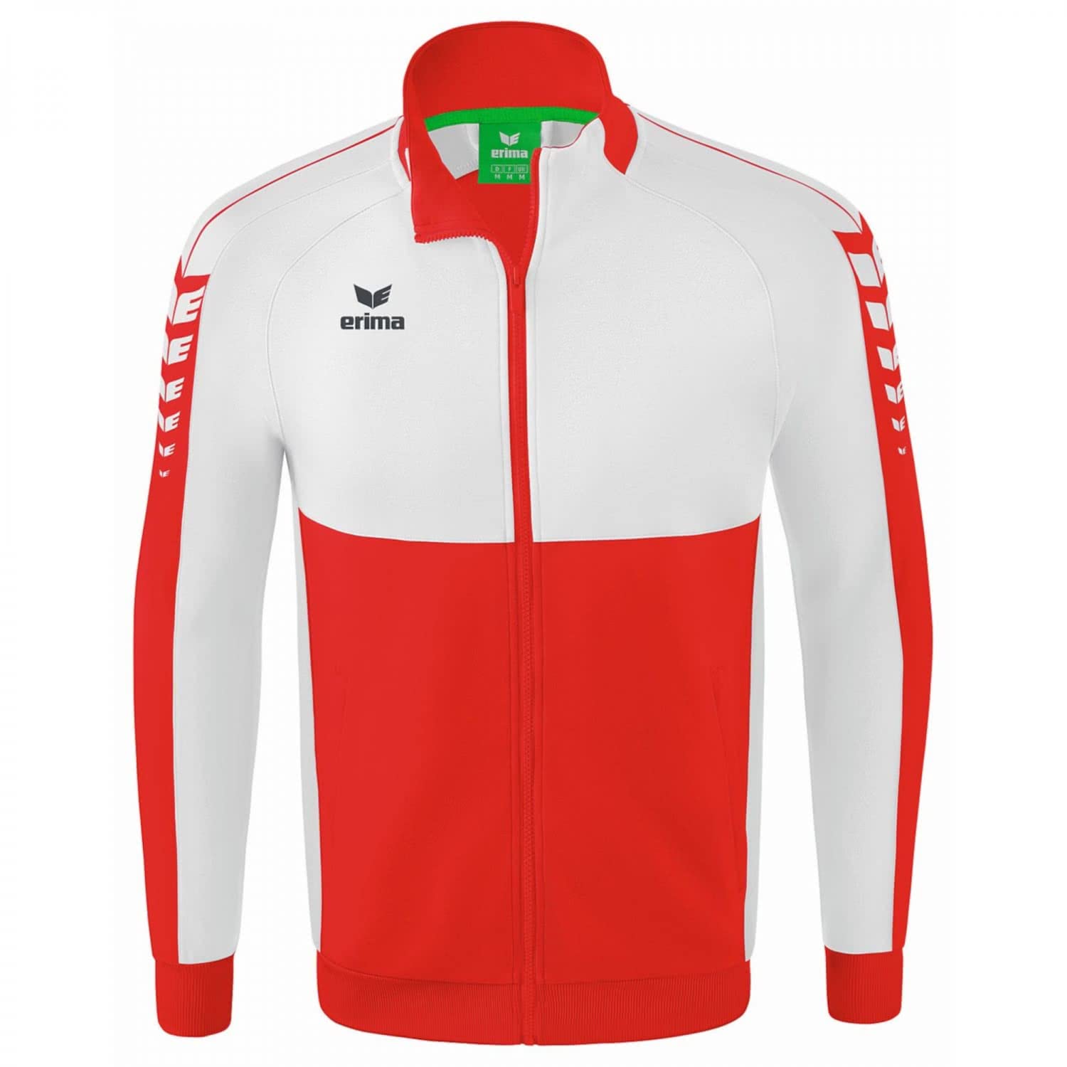 Erima Kids Six Wings Worker Jacket, Red/White, 140