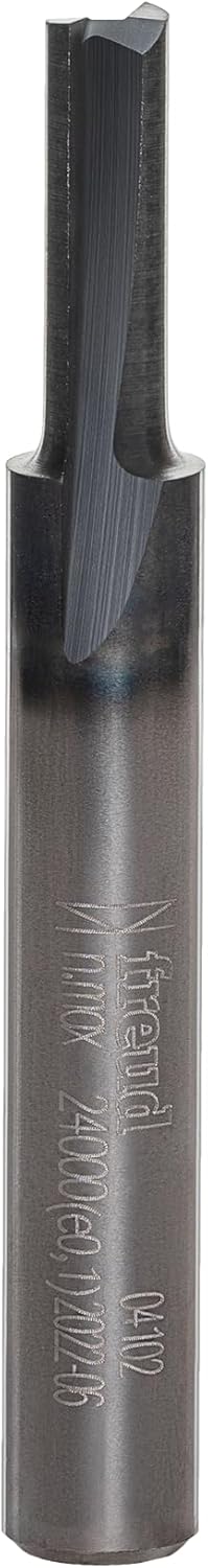 Freud 04-102: 3/16" (dia.) Double Flute Straight Bit with 1/4" shank, 1/2" carbide height
