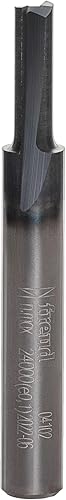 Freud 04-102 Broca recta de doble flauta de 316" (diámetro) con vástago de 14", altura de carburo de 12"