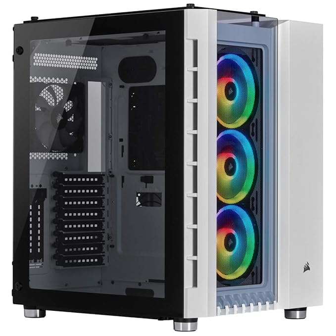 (Refurbished) CorsairTempered_Glass Series 680X Midi Tower Smart Case - White (Cc-9011169-Ww) (B0DD46DFQM) Amazon Price History, Amazon Price Tracker