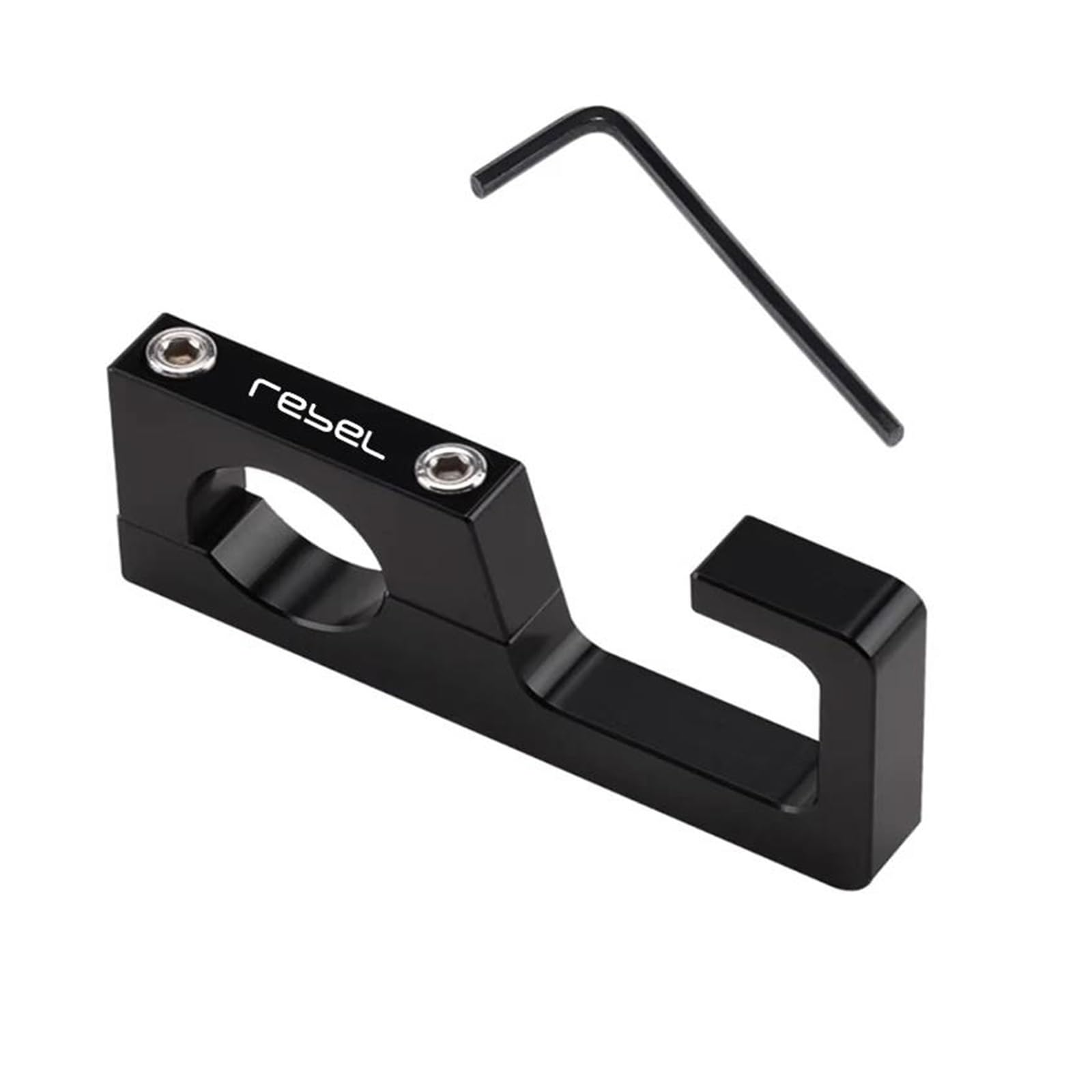Taobozi Black Handlebar Hooks For Honda Rebel 300 500 Cmx Rebel300 Rebel500(Black)