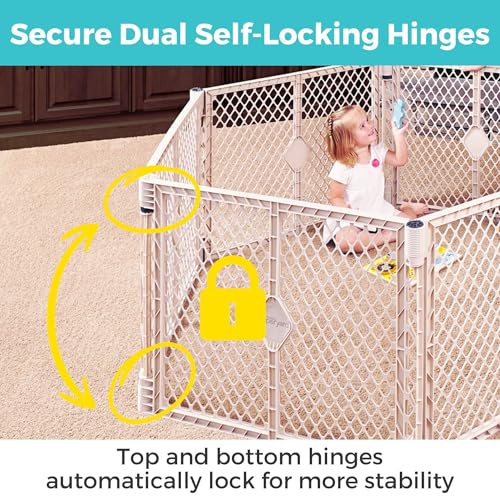 image for Toddleroo by North States - Superyard Baby Play Yard: Freestanding 6-P