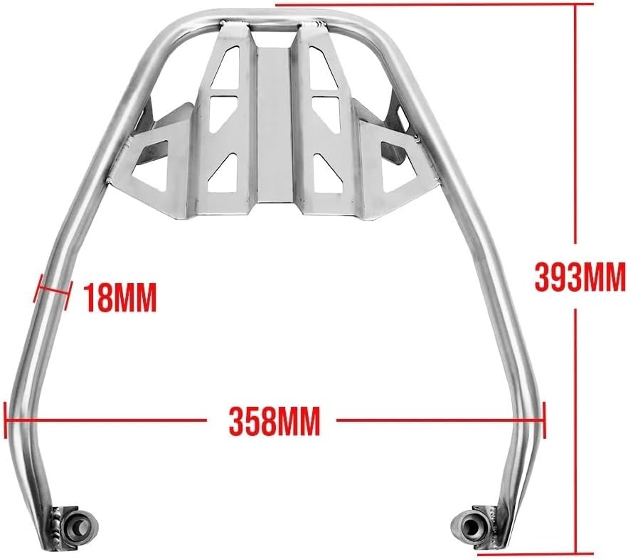 オートバイリアトップケースブラケットホルダー荷物ラック B&M&W
