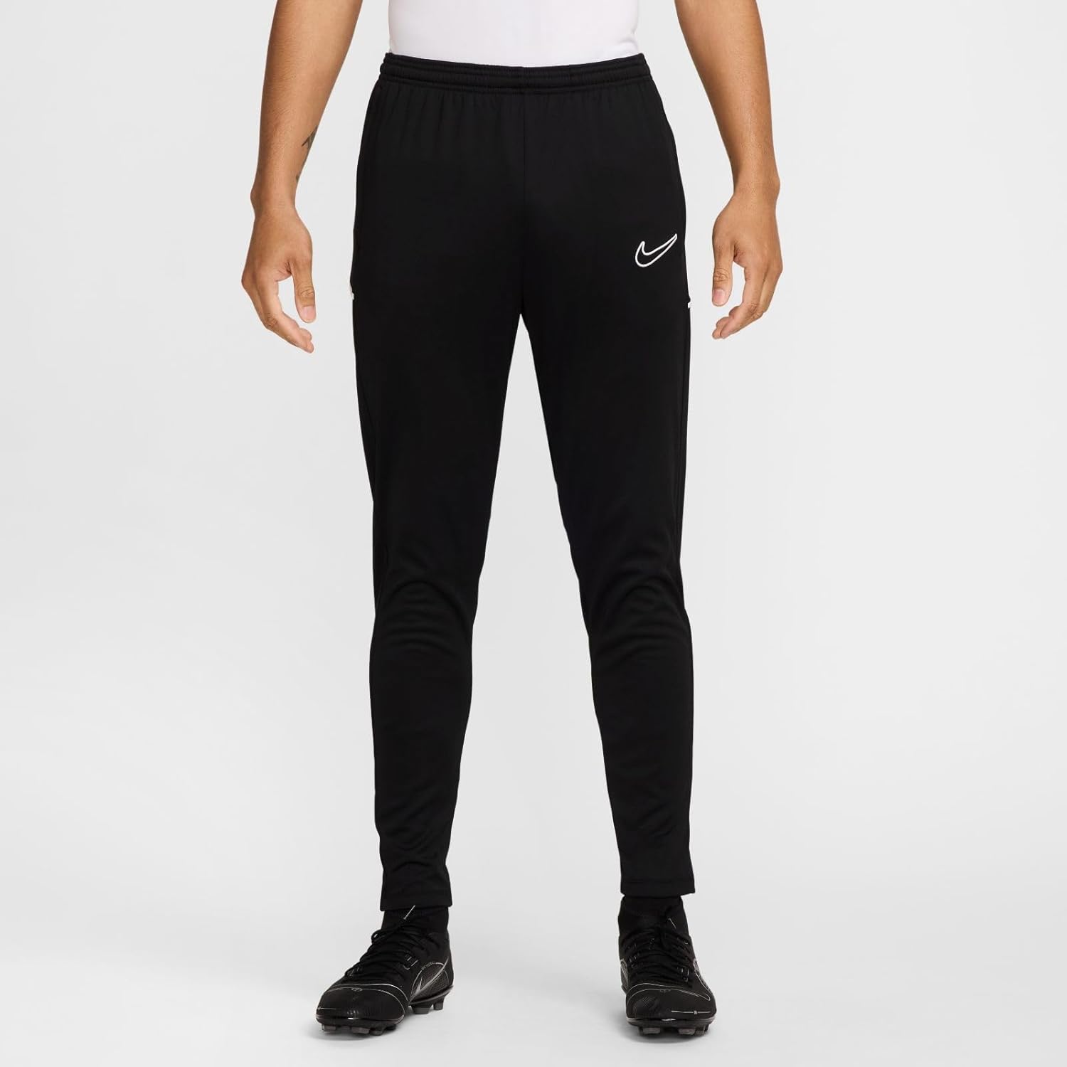 Nike Academy Men's Dri-FIT Soccer Pants (HJ3776-010, Black/Black/White) Size Large