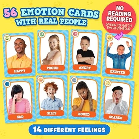 ThinkPsych Roll with It and Go Fish - Emotions Bundle - Learn Feelings & Coping Skills Through Play