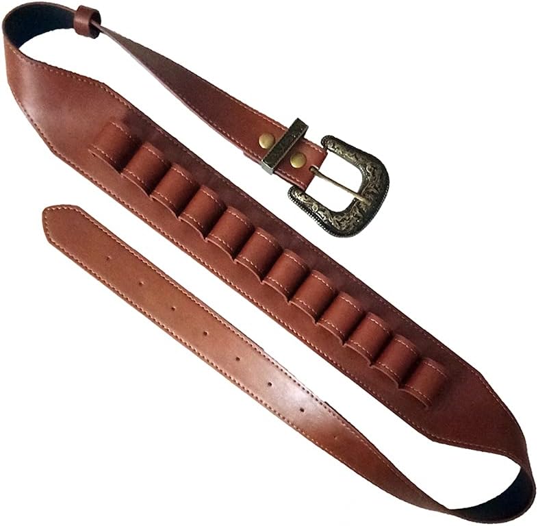 Hunting Ammo Pouch Shotgun Shell Bandolier Belt 12 Ga Shotgun Shell Holder Belt