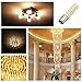 Bonlux 120V 6W Ba15d Dimmable LED Light Bulb 50W Equivalent Daylight 6000k Ba15d Double Contact Bayonet Base Halogen Replacement Bulb for Chandelier Crystal Ceiling Lamp Light (Pack of 2)