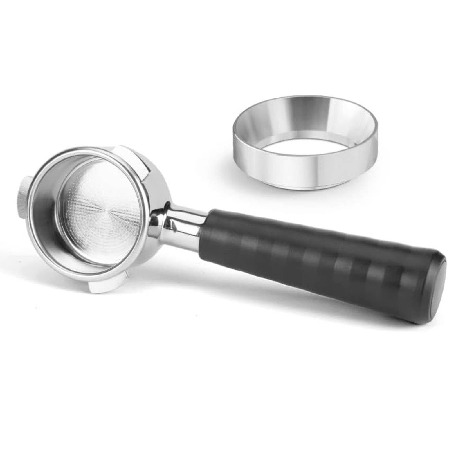Normcore Portafiltro Senza Fondo Da 54 Mm In Alluminio Anodizzato Nero – Per Macchine Breville/Sage, Con Cestello Doppio Da 18 G Incluso - 5