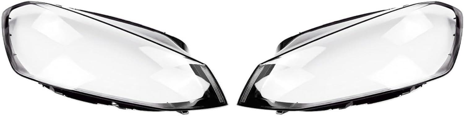 Compatible For Volkswagen for VW for Golf 7 2014 2015 2016 2017 Front Headlamp Cover Headlight Lens Shell Plexiglass Replace Original Lampshade(2PCS Left and Right) (1PCS Right Side)