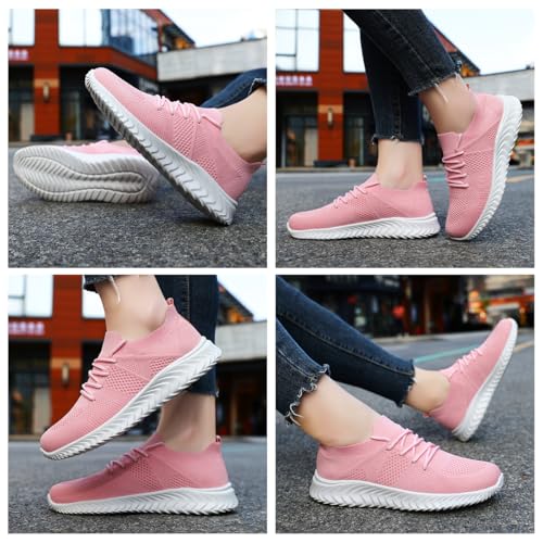 Image of Womens Shoes Running Walking Sneakers Slip On Sport Outdoor Casual Tennis Workout AthleticGym Shoes Lightweight Comfortable Fashion Fitness Shoes