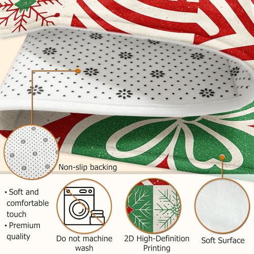 Tapis flocon de neige rectangulaire 1,2x1,8m antidérapant pour salon