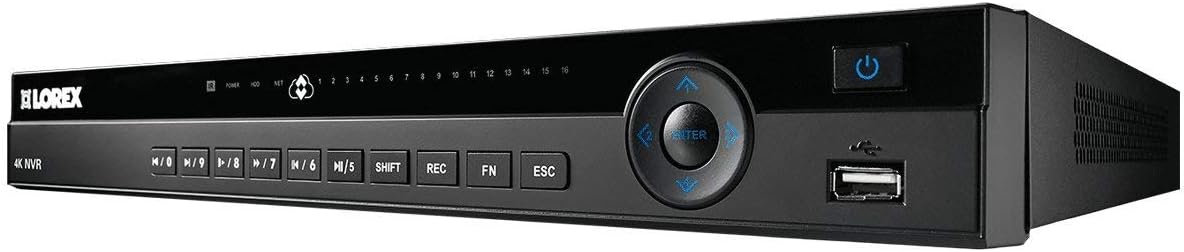 Black Friday 🔥 Lorex NR900 Series NR9163 4K 16 Channel NVR with 3 TB Hard Drive